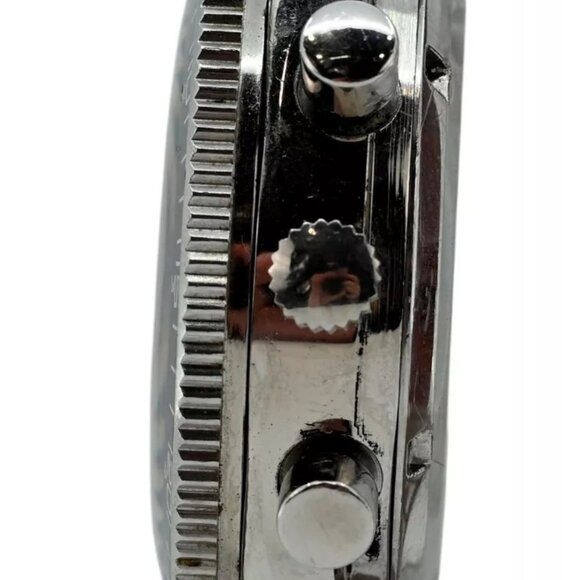 Vintage 1960's Paul Portinoux 39mm Mechanical 17J Chronograph Watch Valjoux 7736 - Picture 4 of 12